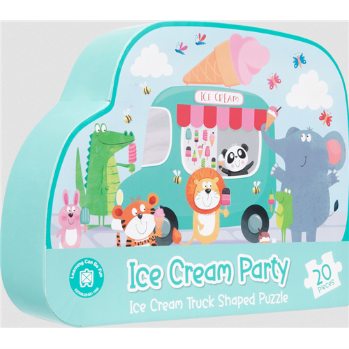 Ice Cream Party Truck Shaped Puzzle